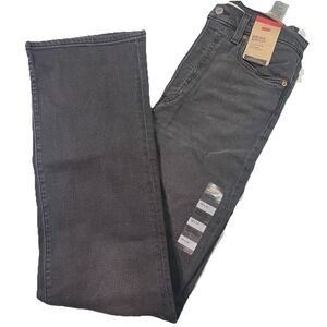 30x33 Ribcage Bootcut Levi Jeans Black Women's  NWT